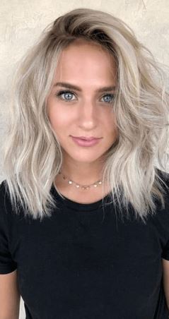 Balayage blond californien - Après