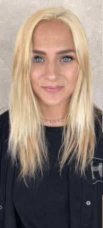 Balayage blond californien - Avant